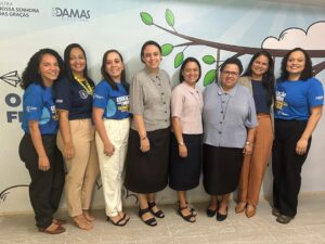 Visita das representantes da Rede Damas Educacional na Escola Nossa Senhora das Graças